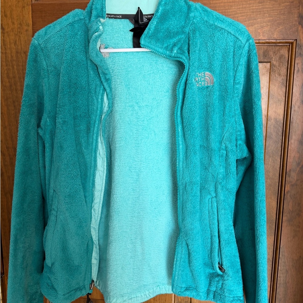 The North Face Women's Vibrant Blue Teddy Jacket